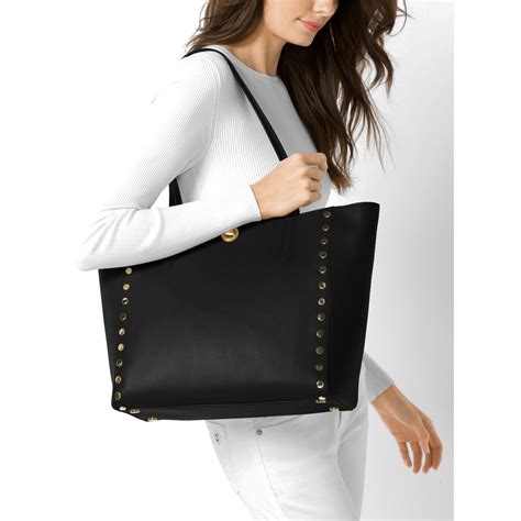 michael kors rivington stud large tote bag|MICHAEL Michael Kors Rivington Extra.